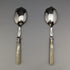 Early 20th Century British Antique White Pearl Shell Handle Jam Spoon Pair Boxed